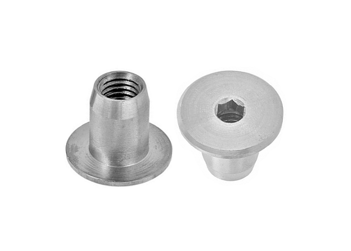 Flat head socket sleeve nuts