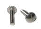 Preview: 25 pcs M3x6 A2 Slotted screws mushroom head NF E 27-128 , stainless steel
