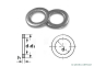 Preview: 50 Stk DIN 433 13,0 für M12 A2 Scheiben für Zylinderschrauben , Edelstahl