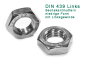 Preview: 500 Stk DIN 439 LH BM5 A2-35 Linksgewinde, Sechskantmuttern, niedrig, Form B
