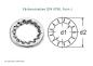 Preview: 50 pcs DIN 6798 Type J/I 3,2 for M3 A2  Serrated lock washers , Edelstahl