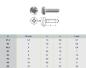Preview: 100 pcs DIN 7985 M2x4 A2 PH Cross recessed raised cheese head screws, stainless steel