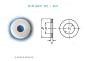 Preview: 50 pcs Plain washers DIN 9021 3,2 for M4 Polyamide / Plastics