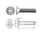 Preview: 1000 pcs DIN 7991 M3x5 A2 Hexagon socket countersunk ISO 10642 stainless steel