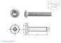 Preview: 100 pcs ISO 7380 M3x20 TX10 A2 Button head screws, six lobe drive, ISO 7380-1
