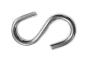 Preview: 4 pcs S-hook 3x30, symmetric, polished, Steinless steel A4