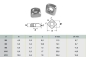 Preview: 25 pcs DIN 557 M6 A2 Square thin nuts steinless steel