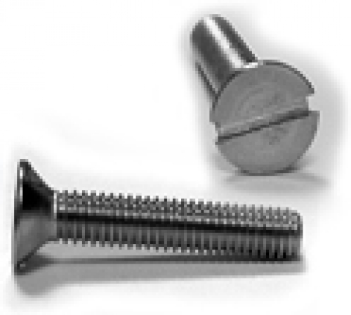 50 pcs DIN 963 M4x12 slotted countersunk head screws