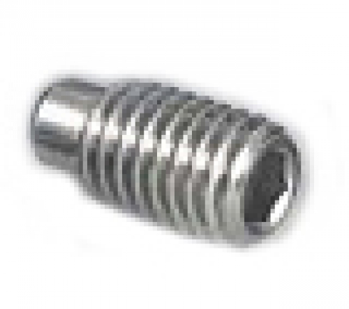 25 pcs Hexagon socket set screws with dog point A2 DIN 915 M4x8