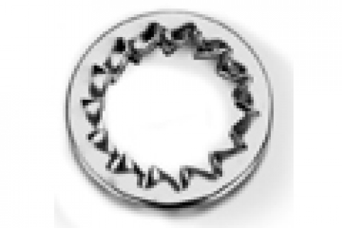 25 pcs Serrated lock washers A2 DIN 6798 Type J/I 4,3 for M4
