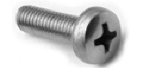 50 pcs DIN 7985 M6x12 A2 Pan head screws cross stainless steel