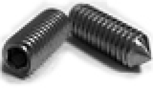 100 pcs ISO 4027 M6x40 A2 Hexagon socket set screws with cone point sim. DIN 914