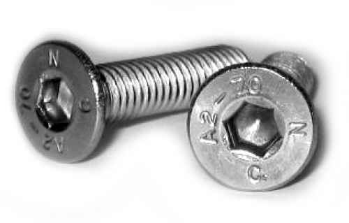 10 pcs DIN 7991 M5x35 A2 Hexagon socket countersunk ISO 10642 stainless steel