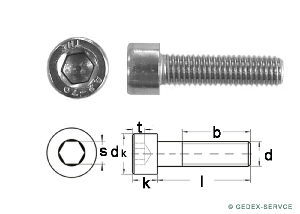 Preview: 25 pcs DIN 912 M5x25 A2 Hexagon socket  head cap Edelstahl stainless steel