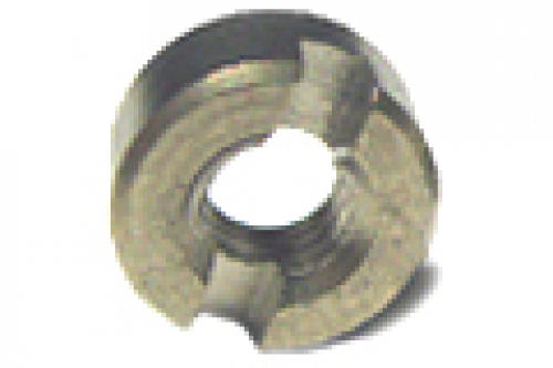 10 Stk. Schlitzmuttern/Rundmuttern Edelstahl V2A DIN 546 M10