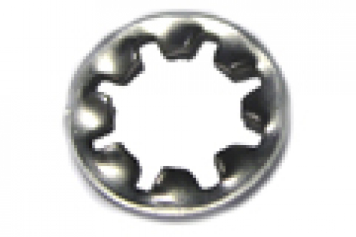 50 pcs Toothed lock washers A2 DIN 6797 Type J 2,7 for M2,5