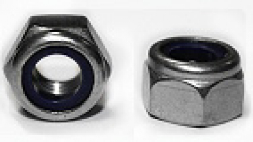 5 Stk. Sicherungsmuttern Sechskant Edelstahl DIN 982 M16