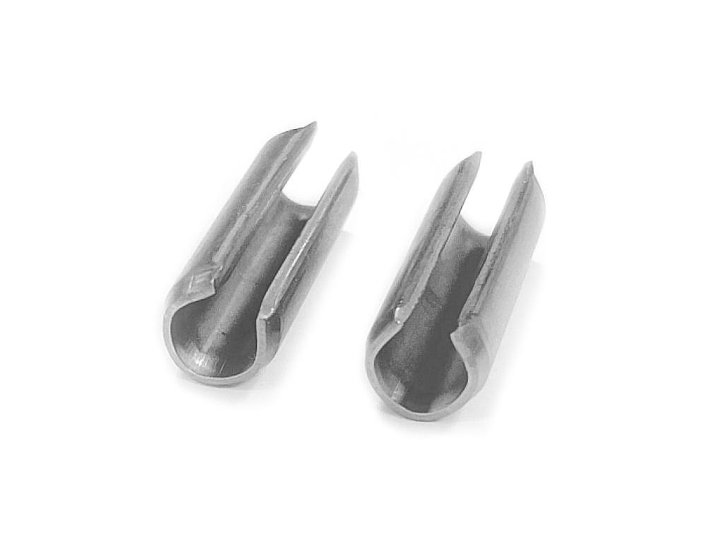 100 pcs ISO 8752 / DIN 1481 5x6 1.4310 Slotted spring dowel pins, heavy type,  stainless steel