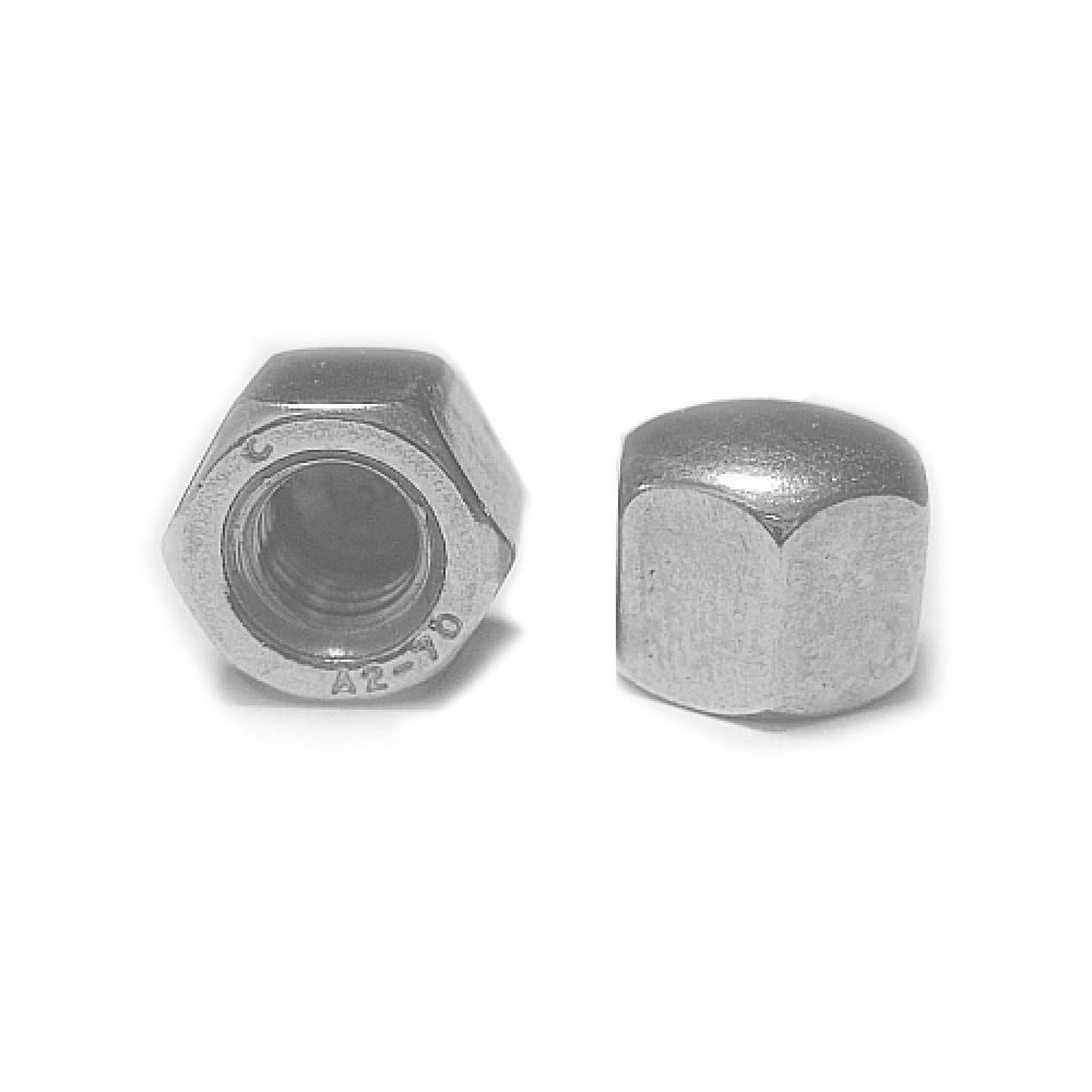 25 pcs DIN 917 M4  A2 Hexagon cap nuts, stainless steel