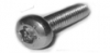 100 pcs ISO 14583 M3x20 TX10 A2 Pan head screws, six lobe stainless steel DIN 7985